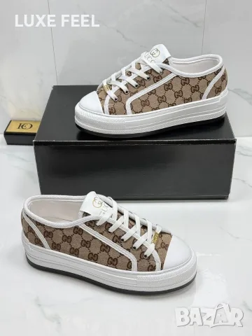 Gucci ⚜️Дамски Кецове , снимка 8 - Кецове - 55605929