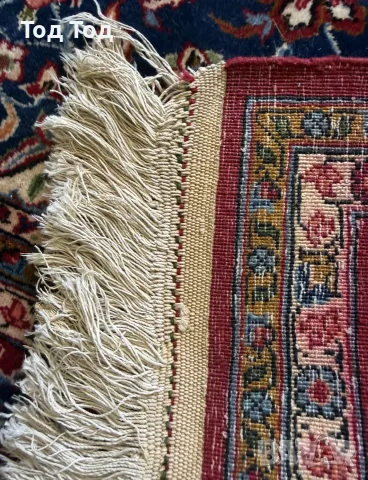 Персийски килим Исфахан , снимка 9 - Килими - 55608222