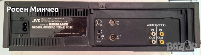Продавам Видеорекордер JVC HR-J1200A (С оригинално дистанционно), снимка 3 - Плейъри, домашно кино, прожектори - 54946407