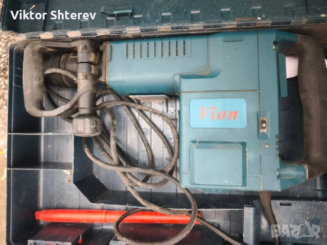Къртач VION E11 1500W 25J с куфар | SDS-Max | Мощен къртач за бетон