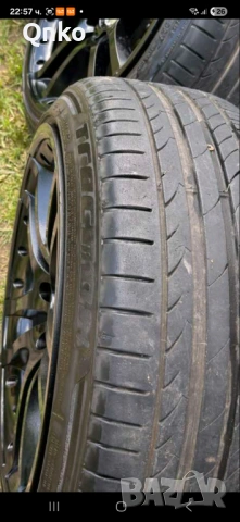  Продавам алуминиеви джанти с гуми 18цола 5x112., снимка 6 - Гуми и джанти - 54691793