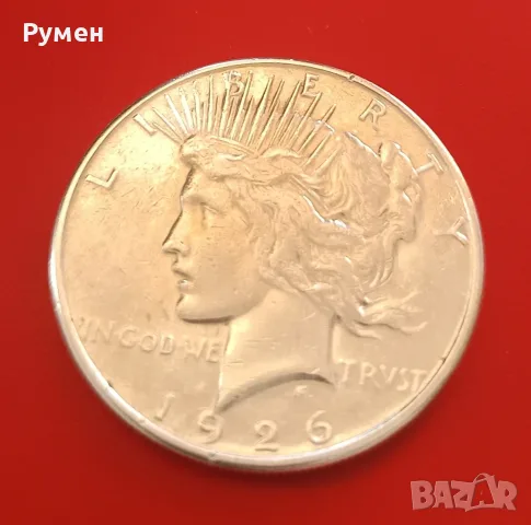 1 Dollar USA-1926 г.Сребро!Изгодно!
