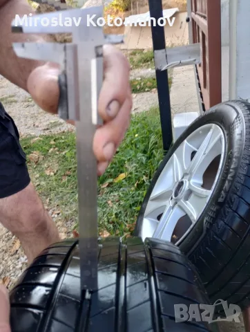 2 бр. летни гуми Bridgestone Turanza T005, 205/55/16, 91V за 40 евро и двете, снимка 3 - Гуми и джанти - 55621655