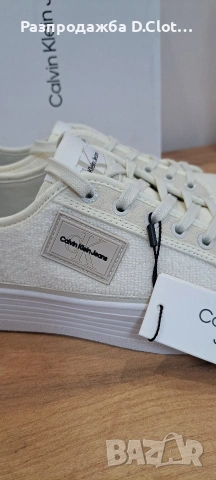 Calvin Klein кецове 39 естествена кожа , снимка 4 - Кецове - 54828367