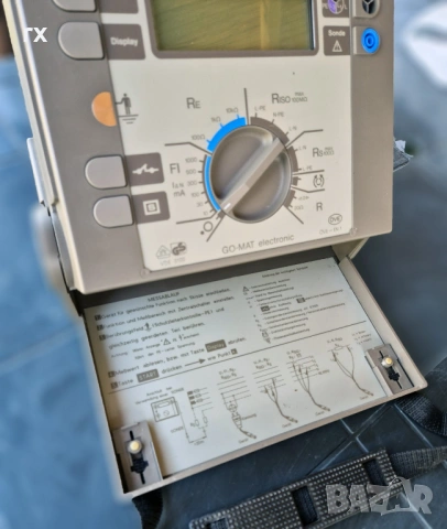 Професионален тестер за електроинсталации GOSSEN GO-MAT 0100 electronic, снимка 2 - Други инструменти - 54104808