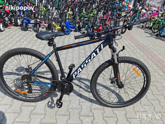 BG Алуминиев велосипед 27.5" PASSAT черен, снимка 2 - Велосипеди - 54398973
