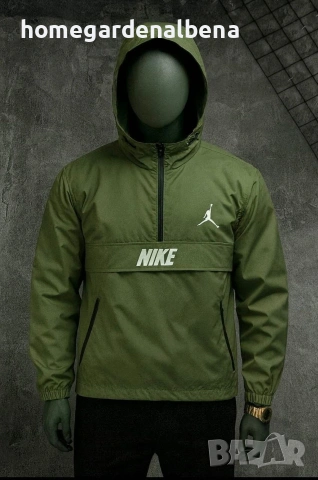 Мъжка ветровка Nike Jordan – Streetwear с баскетболна душа! 🏀🌿