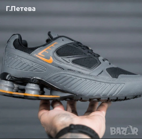 Nike Shox Enigma-Цвят черно и червено , снимка 11 - Маратонки - 54659832