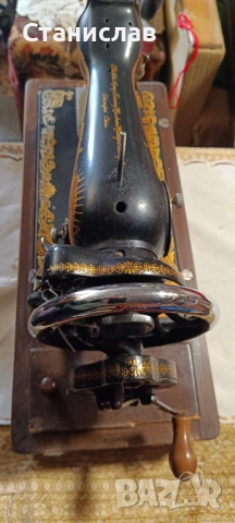 Стара шевна машина , снимка 3 - Антикварни и старинни предмети - 54154999
