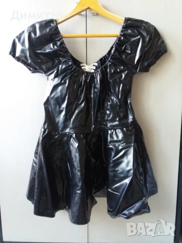 Лачена рокля камериерка прислужница M/L, снимка 9 - Рокли - 54246715