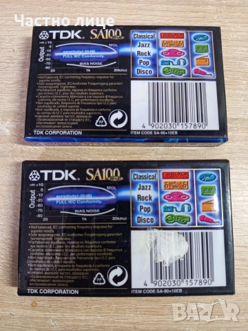Аудио Касета "TDK" SA100 High Position, снимка 4 - Аудио касети - 54869560