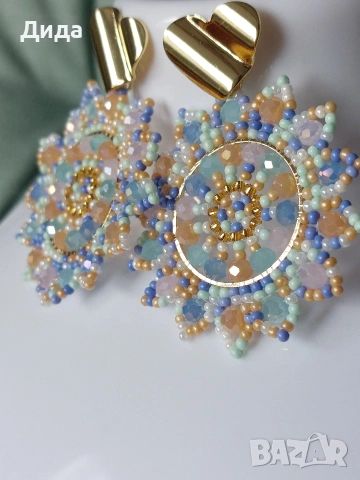 Нови бохо обеци в три цветови модела, снимка 9 - Обеци - 53958977