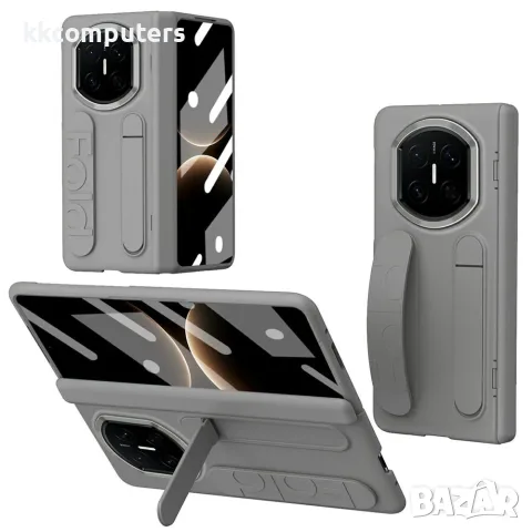 За Huawei Mate X7 Удароустойчив PC Калъф със Стойка, Силиконова Каишка и Вграден Скрийн Протектор от, снимка 3 - Калъфи, кейсове - 55525960