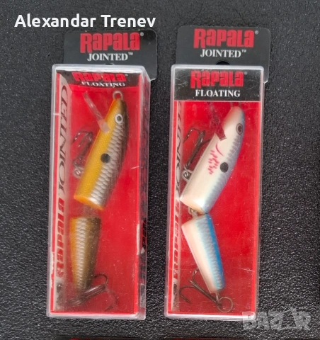Воблери Rapala Jointed, снимка 7 - Такъми - 54662780