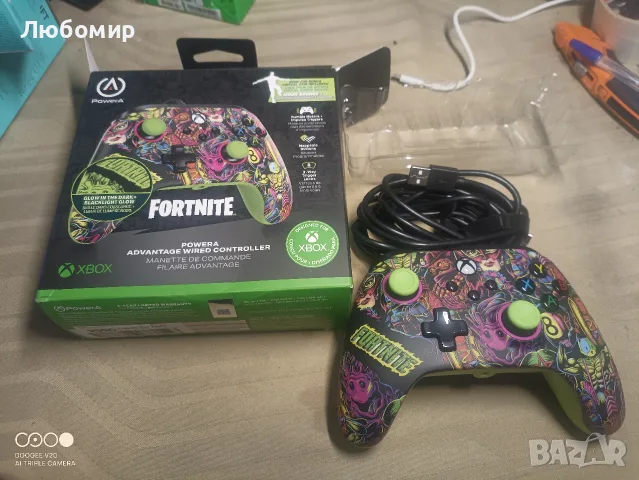Контролер PowerA - Advantage, Fortnite Glow (Xbox One/Series S/X) , снимка 4 - Xbox конзоли - 55579087