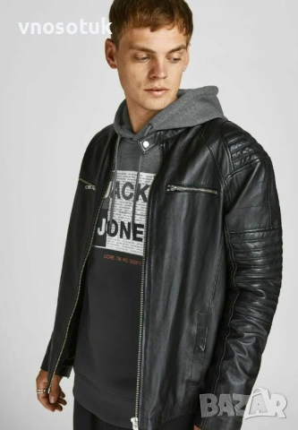 Мъжки суичер  Jack & Jones размер M,L, снимка 2 - Суичъри - 54188457