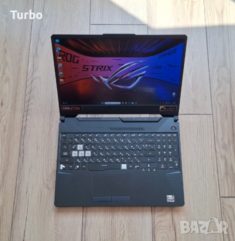 15.6' 144hz Asus TUF Ryzen 7 5800H/RTX 3060 6GB GDDR6/16GB/1TB SSD, снимка 2 - Лаптопи за игри - 54610060