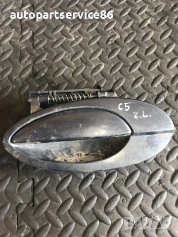 Външна дръжка за задна лява врата черна за Citroën C5 (2001–2005) 9642929180