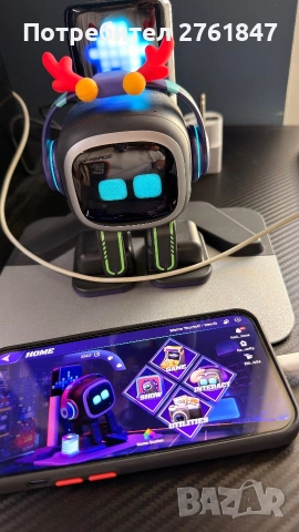 Оригинален Робот Emo Go Home Robot , AI (видео)
