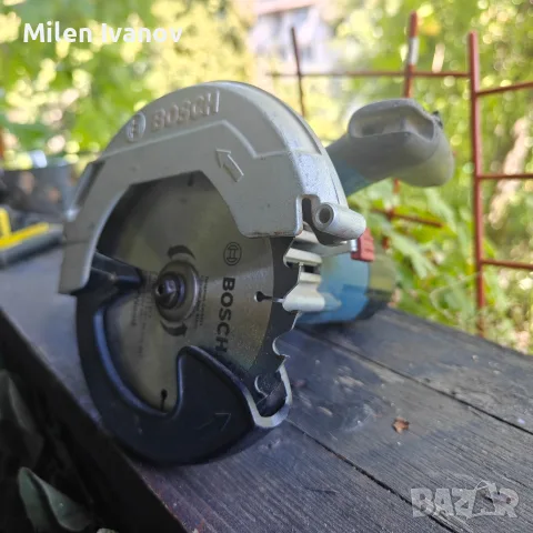 циркуляр bosch professional 18v., снимка 2 - Триони и циркуляри - 55477788