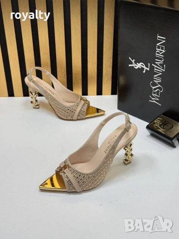 Yves Saint Laurent Нови Дамски Обувки на Ток YSL Различни Цветове , снимка 5 - Дамски обувки на ток - 55252599