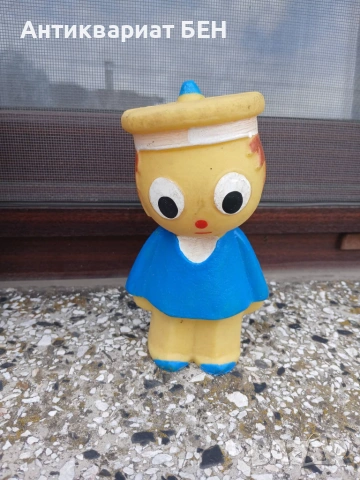 🧸 ДВЕ ОРИГИНАЛНИ ВИНТИДЖ ГУМЕНИ ФИГУРКИ – СТРАХОТНА НАХОДКА ЗА КОЛЕКЦИОНЕРИ! , снимка 10 - Антикварни и старинни предмети - 55136710
