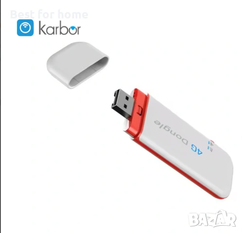 Karbor 4G USB Dongle WiFi Hotspot Pocket USB Wifi Dongle Wifi рутер 4g Dongle със слот за SIM карта, снимка 2 - Друга електроника - 54580555