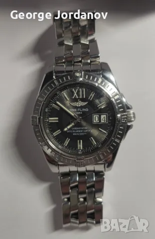 Breitling Cockpit Big Date A49350 – Черен циферблат + Верижка и Гумена каишка

, снимка 14 - Мъжки - 55547416