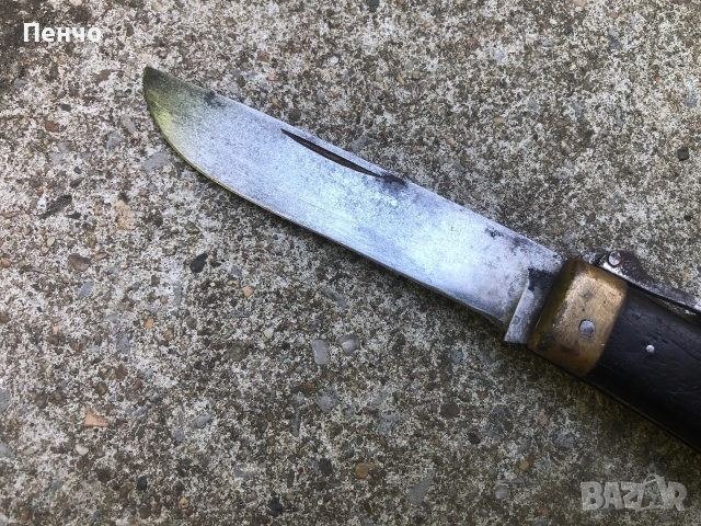 стар военен нож - WWII - GERMANY, снимка 7 - Антикварни и старинни предмети - 52359890