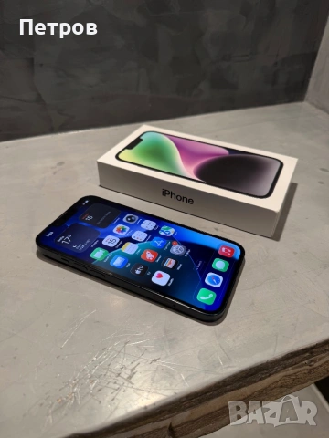 Перфектен Iphone 14 Midnight 128 GB, снимка 7 - Apple iPhone - 54915374