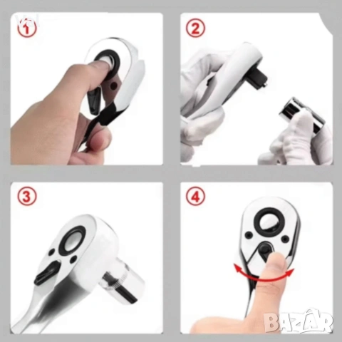 Куфар с инструменти 108 части - Гедоре, снимка 3 - Куфари с инструменти - 54316024