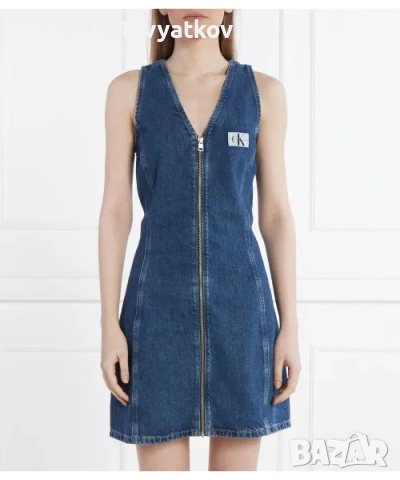 Дънкова рокля Calvin Klein Jeans J20J223431 – Размер S – Отлично състояние