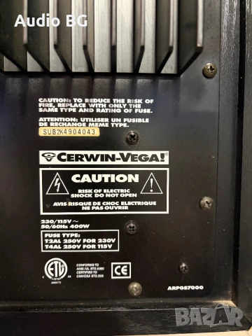 Cerwin Vega Active 2x8 Sub USA, снимка 9 - Тонколони - 54423304