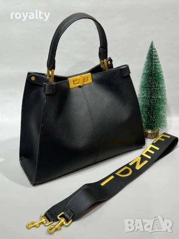 Fendi Нова Кожена Дамска Чанта Фенди Различни Цветове , снимка 3 - Чанти - 54649738