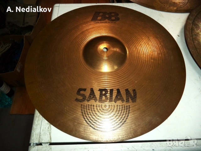 2 Cymbal Sabian 16'' & 18'', снимка 6 - Ударни инструменти - 54437944