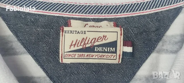 Tommy Hilfiger polo L, снимка 6 - Тениски - 55644575