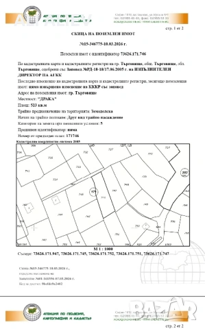 Продавам парцел на Драката