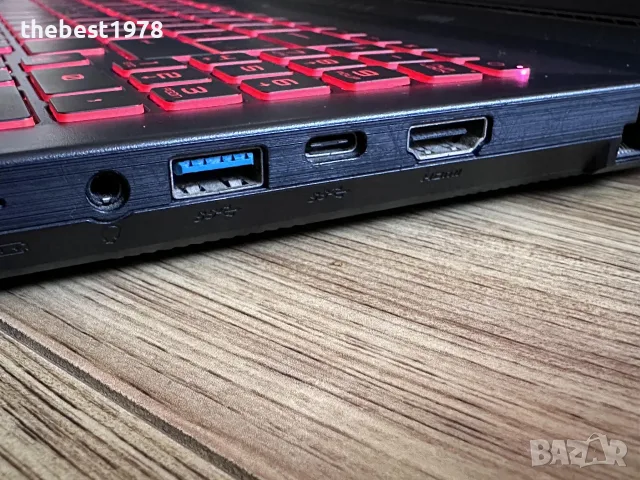 17.3 144Hz MSI Katana GF76`Core i7-11800H/RTX 3050/16GB RAM/512GB SSD/Full HD IPS, снимка 4 - Лаптопи за игри - 55613829