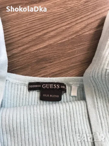 Guess боди от коприна и памук размер XS, снимка 4 - Корсети, бюстиета, топове - 55509994