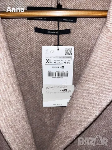 Палто на Zara чисто ново, снимка 2 - Палта, манта - 55393216