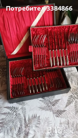 Сервиз за хранене хромиран, снимка 8 - Сервизи - 54182446