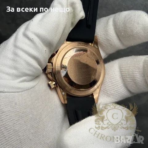 Rolex Daytona Мъжки Часовник С Автоматичен Механизъм И Силиконова Каишка Код Chronolux66, снимка 4 - Мъжки - 55650557