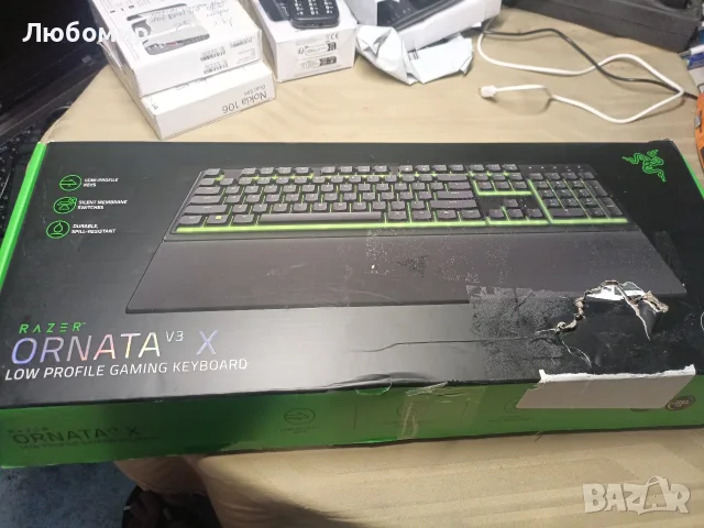 Razer Ornata V3 X - Нископрофилна геймърска клавиатура (безшумни мембранни , снимка 4 - Клавиатури и мишки - 55546329
