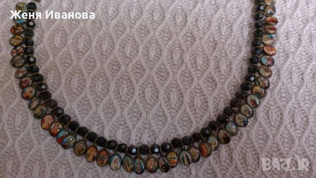 Църковно религиозно колие(старинно), снимка 6 - Антикварни и старинни предмети - 53963139