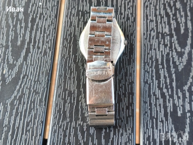 Кварцов часовник Swatch Irony Big, наречено „Swagmen White“, снимка 9 - Мъжки - 54821323