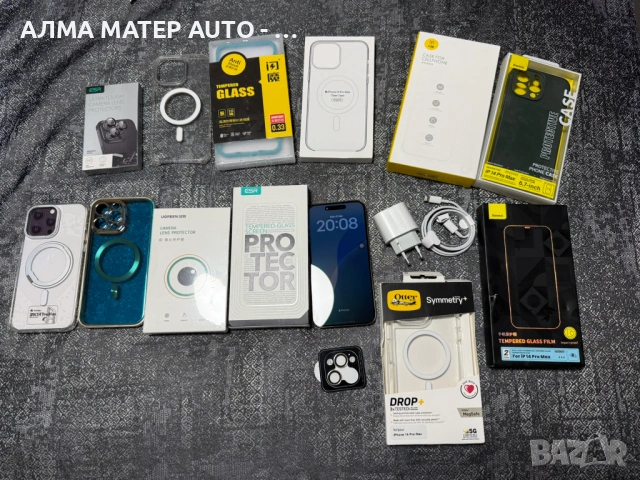 Apple iPhone 14 Pro Max 1TB Silver – Отлично състояние + МНОГО аксесоари