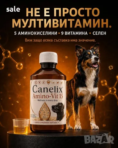 Canelix Amino-Vit 15 за кучета-250 мл., снимка 2 - За кучета - 55683465