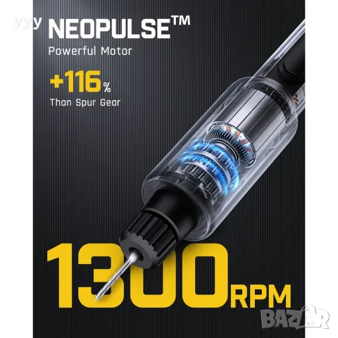Fanttik K2 Nano 3.7V прецизна електрическа бормашина, снимка 4 - Бормашини - 55450893