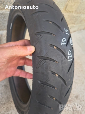 Гума Bridgestone Battlax SC2 120 70 15 56H гуми скутер, снимка 3 - Гуми и джанти - 55182161