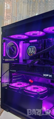 Продавам НОВО Супер Гейм PC Ryzen 7 9800X3D/64Gb/2Tb SSD/RX 9070XT 16Gb/WIFI & BT/Гаранция, снимка 2 - Геймърски - 54442501